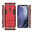 Slim Armour Tough Shockproof Case & Stand for Oppo Reno Z (Red)